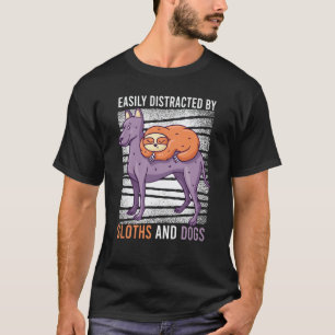 Gemakkelijk Afgeleid Door Luiaards En Honden Luiaa T-shirt