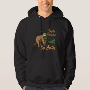 Gemakkelijk afgeleid door luiaards Liefhebber Gift Hoodie