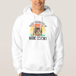 Gemakkelijk afgeleid door Maine Coons Hoodie