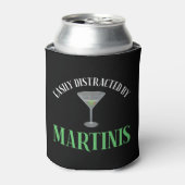 Gemakkelijk Afgeleid Door Martinis Blikjeskoeler (Blikje Voorkant)