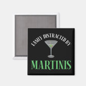 Gemakkelijk Afgeleid Door Martinis Magneet (Voorkant / Achterkant)