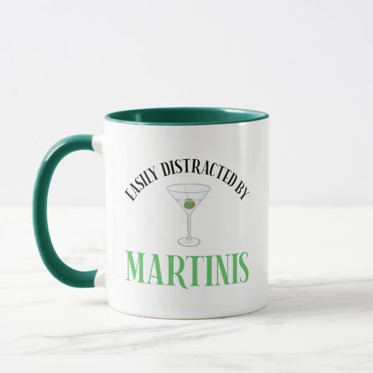 Gemakkelijk Afgeleid Door Martinis Mok (Links)
