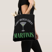 Gemakkelijk Afgeleid Door Martinis Tote Bag (Dichtbij)