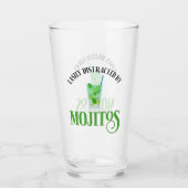 Gemakkelijk afgeleid door mojito's glas (Voorkant)