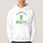 Gemakkelijk afgeleid door mojito's hoodie (Voorkant)