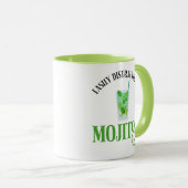 Gemakkelijk afgeleid door mojito's mok (Voorkant rechts)