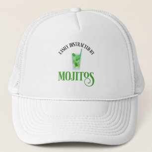 Gemakkelijk afgeleid door mojito's trucker pet