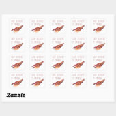 Gemakkelijk afgeleid door mussen vierkante sticker (Vel)