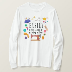Gemakkelijk afgeleid door naaien spul Shirt, naaie T-shirt