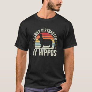 Gemakkelijk Afgeleid Door Nijlpaarden Fun Nijlpaar T-shirt