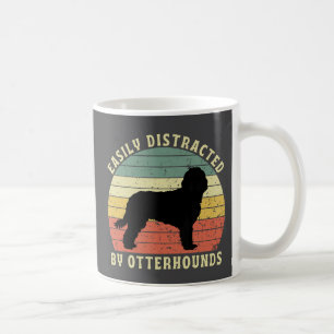 Gemakkelijk afgeleid door Otterhounds Koffiemok