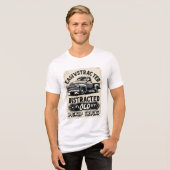Gemakkelijk afgeleid door oude pick-up trucks - Fu Tri-Blend Shirt (Voorkant volledig)