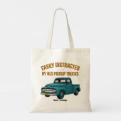 Gemakkelijk afgeleid door oude pick-up trucks Funn Tote Bag (Achterkant)