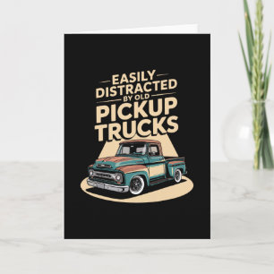 Gemakkelijk Afgeleid Door Oude Pick-up Trucks Kaart