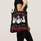 Gemakkelijk afgeleid door Peckers Tote Bag (Dichtbij)