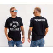 Gemakkelijk afgeleid door Pickleball NAAM OP ACHTE T-shirt