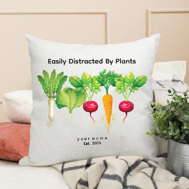 Gemakkelijk afgeleid door Plant / koele veganisten Kussen