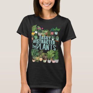 Gemakkelijk afgeleid door Planten Funny Florist Bo T-shirt
