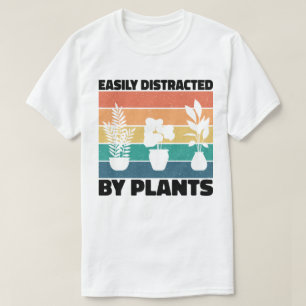Gemakkelijk Afgeleid Door Planten Planten Liefde K T-shirt