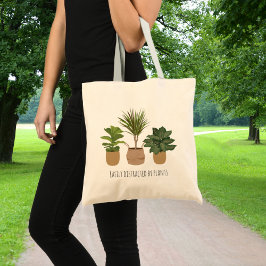 Gemakkelijk afgeleid door Planten potten Planten Tote Bag
