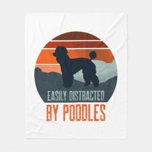Gemakkelijk Afgeleid Door Poodles Hond Uitlaten Fleece Deken