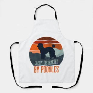 Gemakkelijk Afgeleid Door Poodles Hond Uitlaten Schort