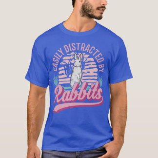 Gemakkelijk afgeleid door Rabbits Premium T-shirt