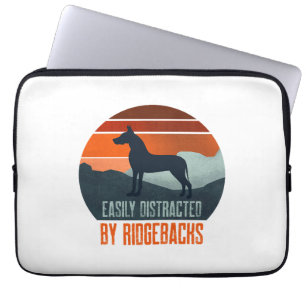 Gemakkelijk Afgeleid Door Ridgebacks Hond Uitlaten Laptop Sleeve
