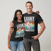 Gemakkelijk Afgeleid Door Samoyeds T-shirt (Unisex)