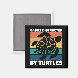 Gemakkelijk afgeleid door schildpadden Cool Zee An Magneet
