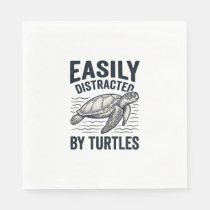 Gemakkelijk Afgeleid Door Schildpadden Vintage Shi Servet