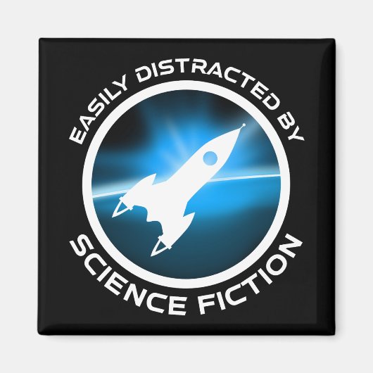 Gemakkelijk Afgeleid Door Sciencefiction Magneet (Voorkant)