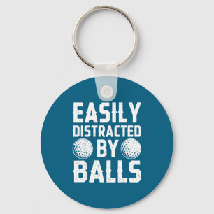 Gemakkelijk Afgeleid Door Shirt Grappige Mannen Vr Sleutelhanger