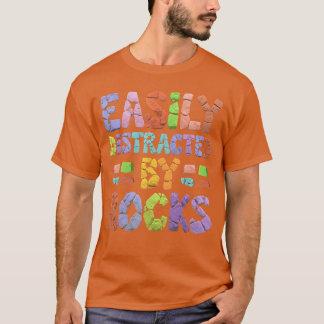 Gemakkelijk Afgeleid Door Stenen grappig T-shirt