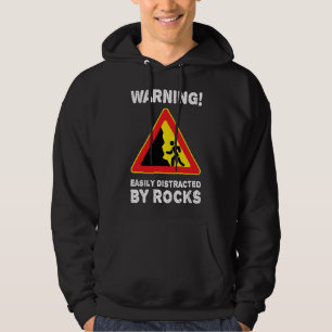 Gemakkelijk Afgeleid Door Stenen Steen Verzamelaar Hoodie