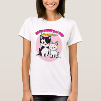 Gemakkelijk Afgeleid Door Straathonden Geschenk Vo T-shirt