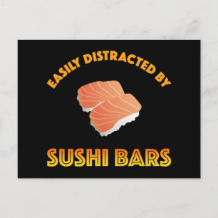 Gemakkelijk Afgeleid Door Sushi Bars Briefkaart