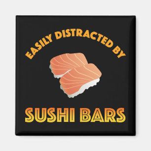 Gemakkelijk Afgeleid Door Sushi Bars Magneet