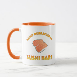 Gemakkelijk Afgeleid Door Sushi Bars Mok