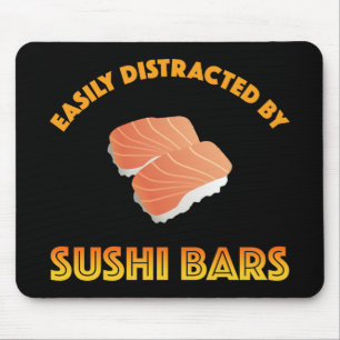 Gemakkelijk Afgeleid Door Sushi Bars Muismat