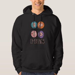 Gemakkelijk Afgeleid Door Varkens, Grappige Boerde Hoodie