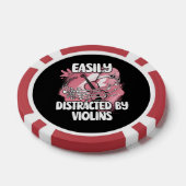 Gemakkelijk Afgeleid Door Violen Poker Chips (Enkel)