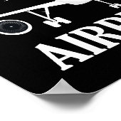 Gemakkelijk afgeleid door vliegtuigen Grappige Luc Poster (Hoek)