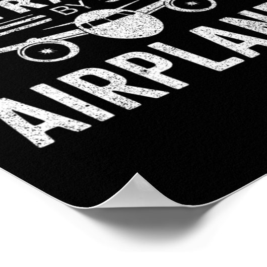 Gemakkelijk afgeleid door vliegtuigen in Funny Avi Poster (Hoek)