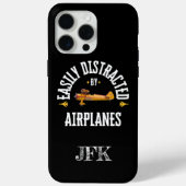 Gemakkelijk Afgeleid Door Vliegtuigen,Modern,Piloo Case-Mate iPhone Case (Achterkant)