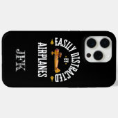 Gemakkelijk Afgeleid Door Vliegtuigen,Modern,Piloo Case-Mate iPhone Case (Achterkant (horizontaal))