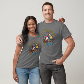 Gemakkelijk afgeleid door vogels Kleurrijke  vrien T-shirt (Unisex)