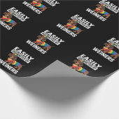 Gemakkelijk afgeleid door Weiners LGBTQ Rainbow Ga Cadeaupapier (Hoek)