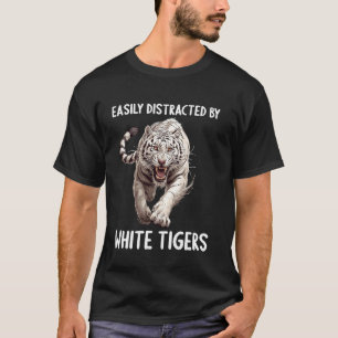 Gemakkelijk afgeleid door Witte Tijgers Witte Tijg T-shirt