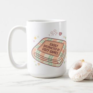 Gemakkelijk Afgeleid Door Zachte Spellen Pastelkle Koffiemok